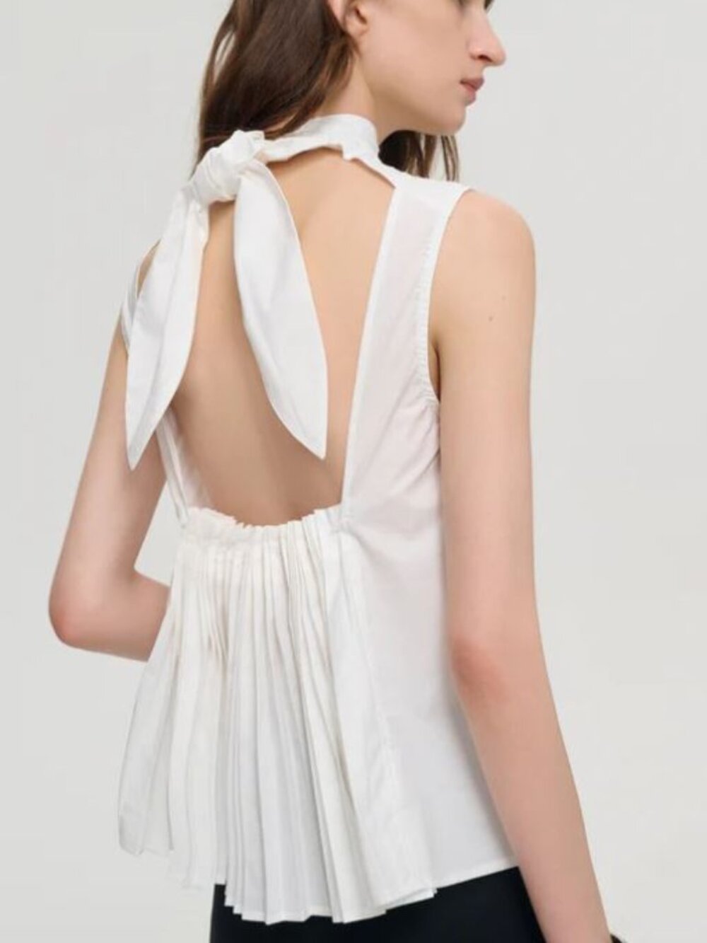 Ancosti Halter tie sleeveless top (NWT)